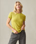 Women's Premium Slub Crew Tee - Citronelle